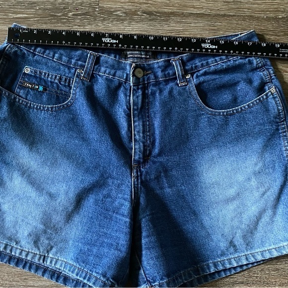 Women's Blue Jean Shorts Tractor Size‎ 16 Medium Wash Denim - Picture 7 of 14